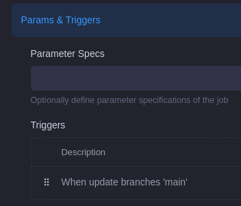 main trigger
